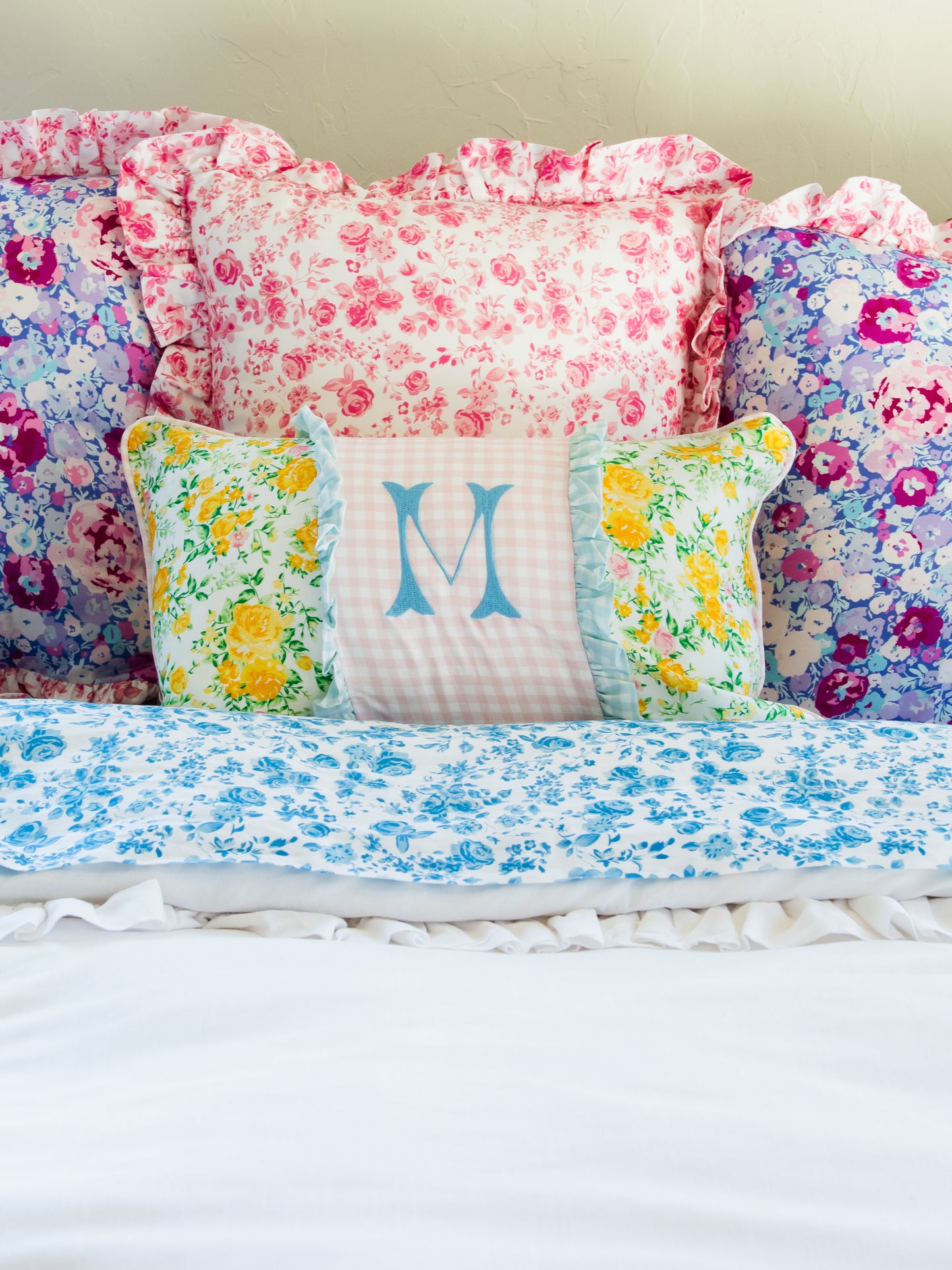 Boudoir Pillow Cover - Elina Gingham