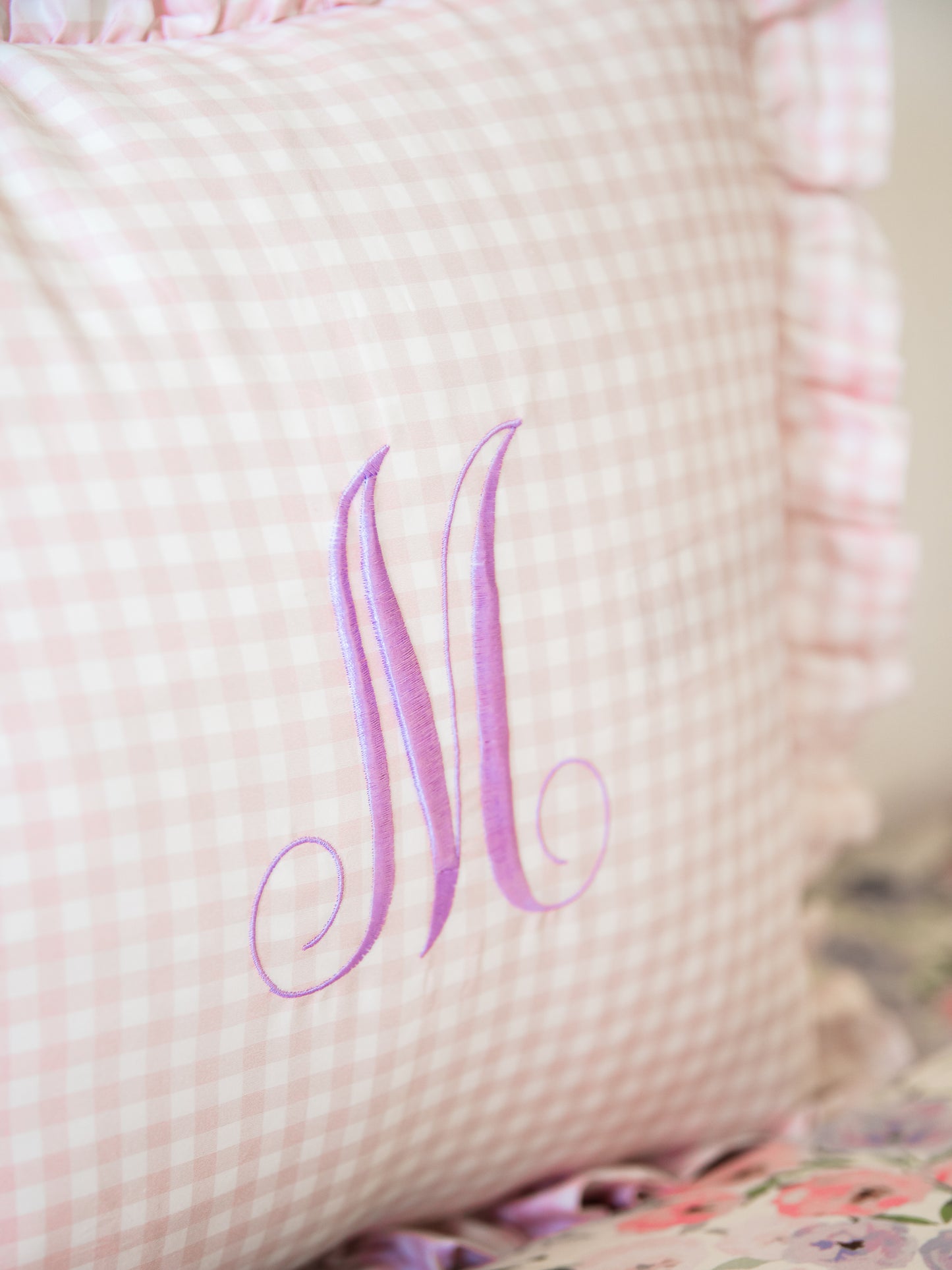 16 x 16 Pillow Cover - Blissful Gingham