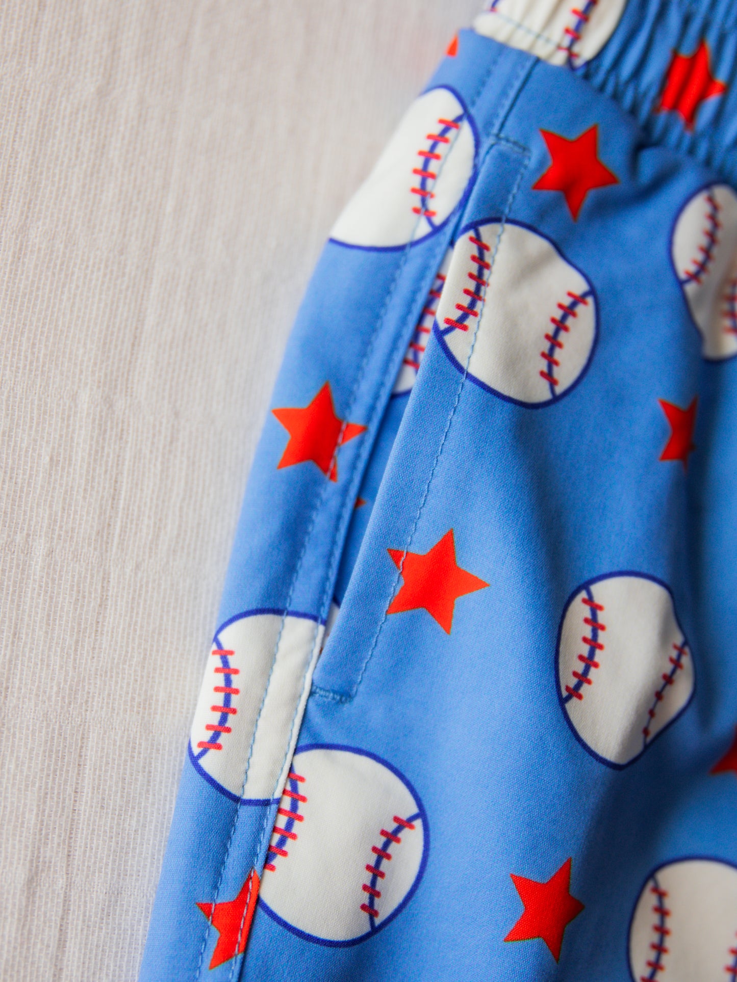 Boy's Swim Trunks - Allstar Baseball