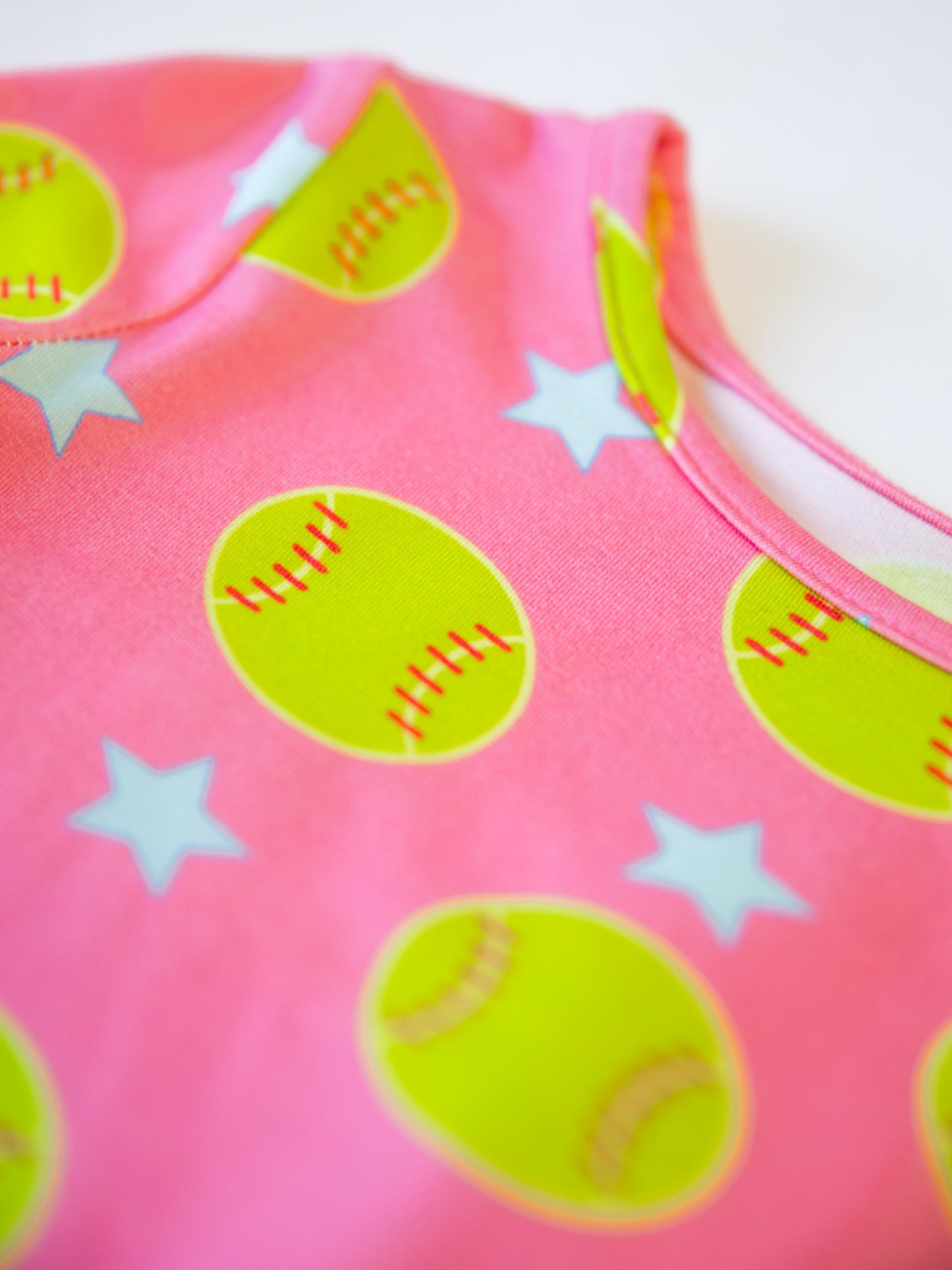 Cloud Fitted Pajamas - Softballs