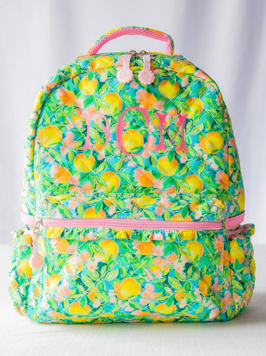 Ridley Backpack - Bright Lemon Floral