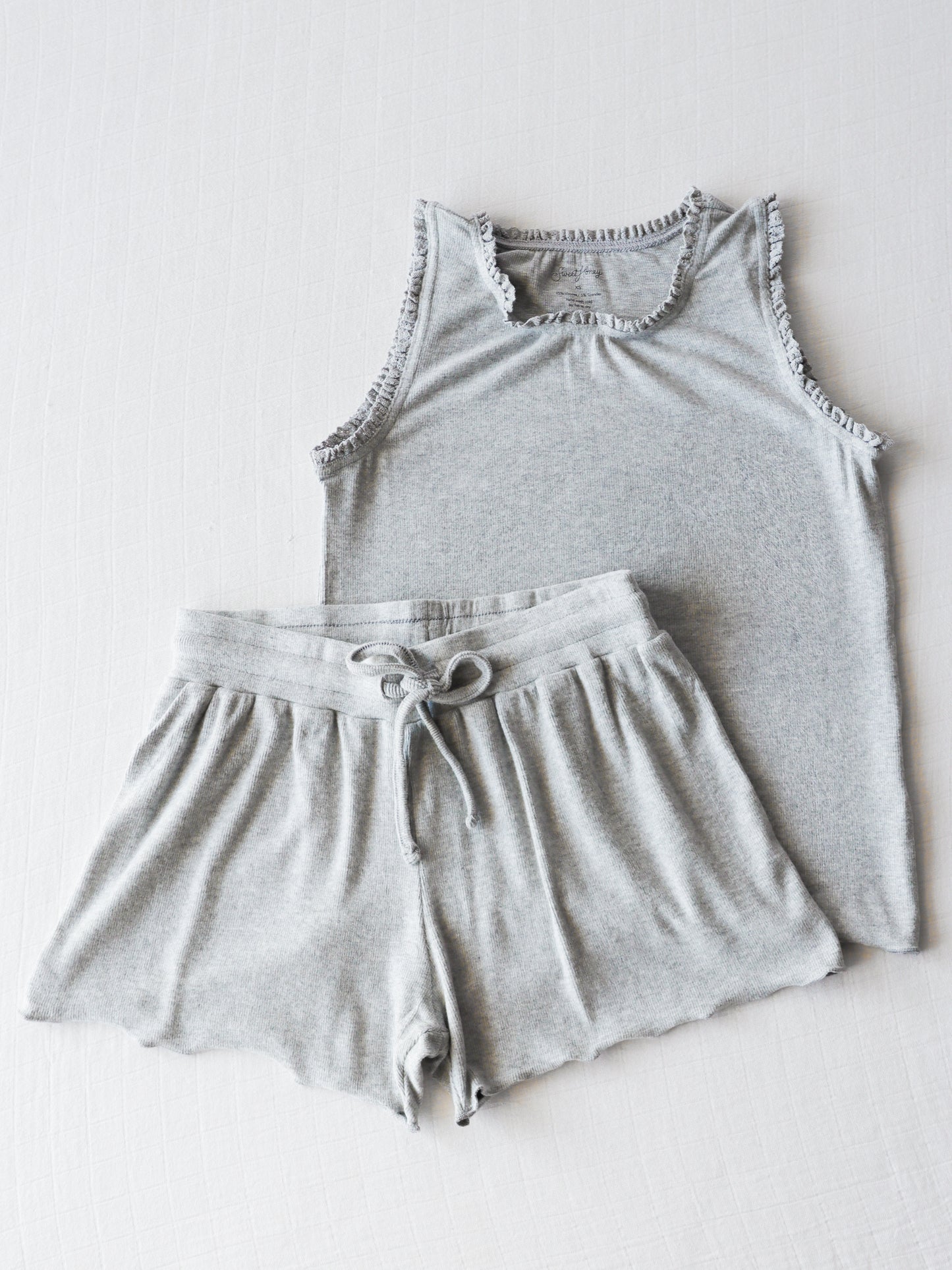 Women's Luxe Tank Set - Warm Gray