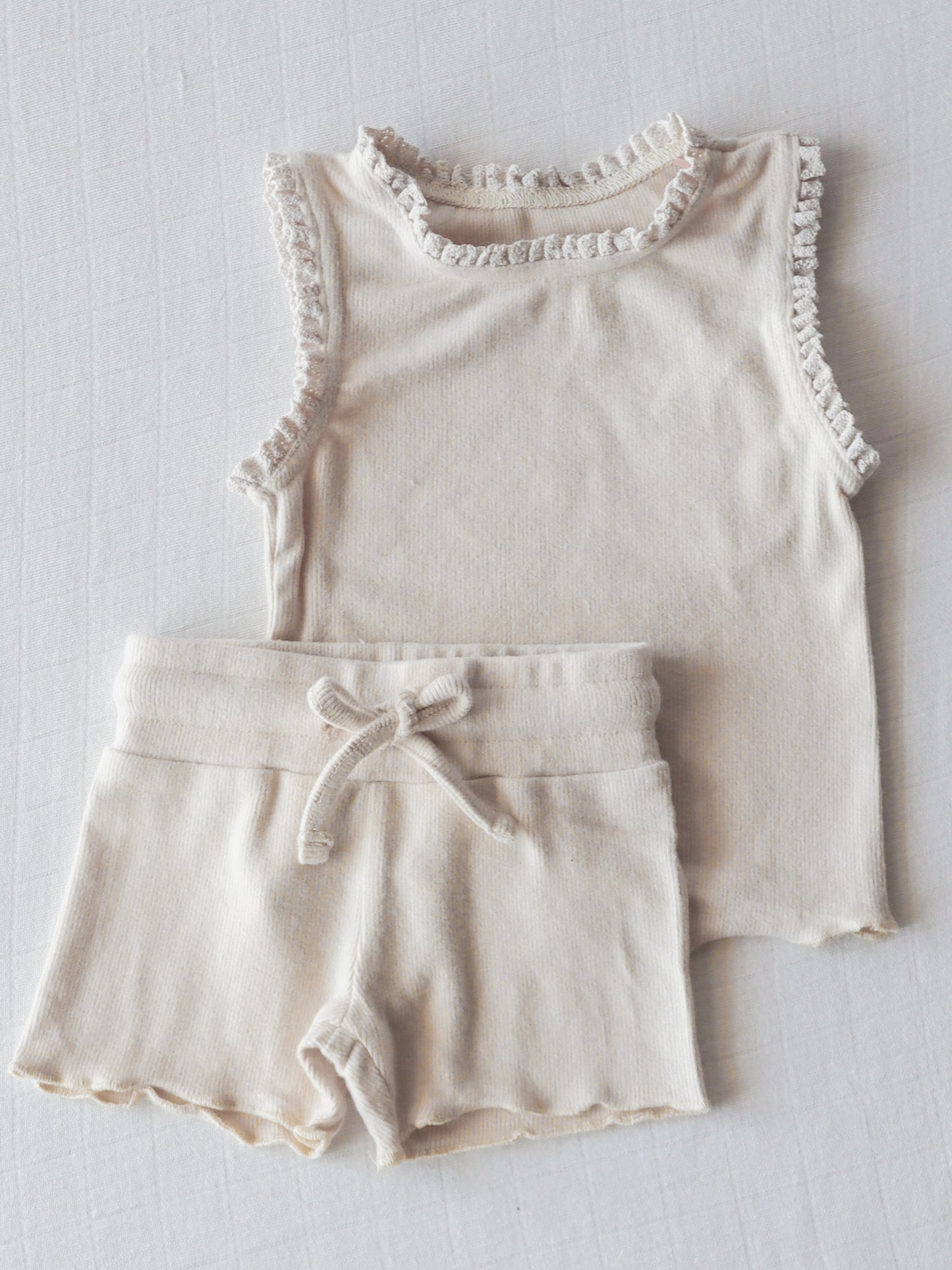 Luxe Tank Set - Dusty Cream