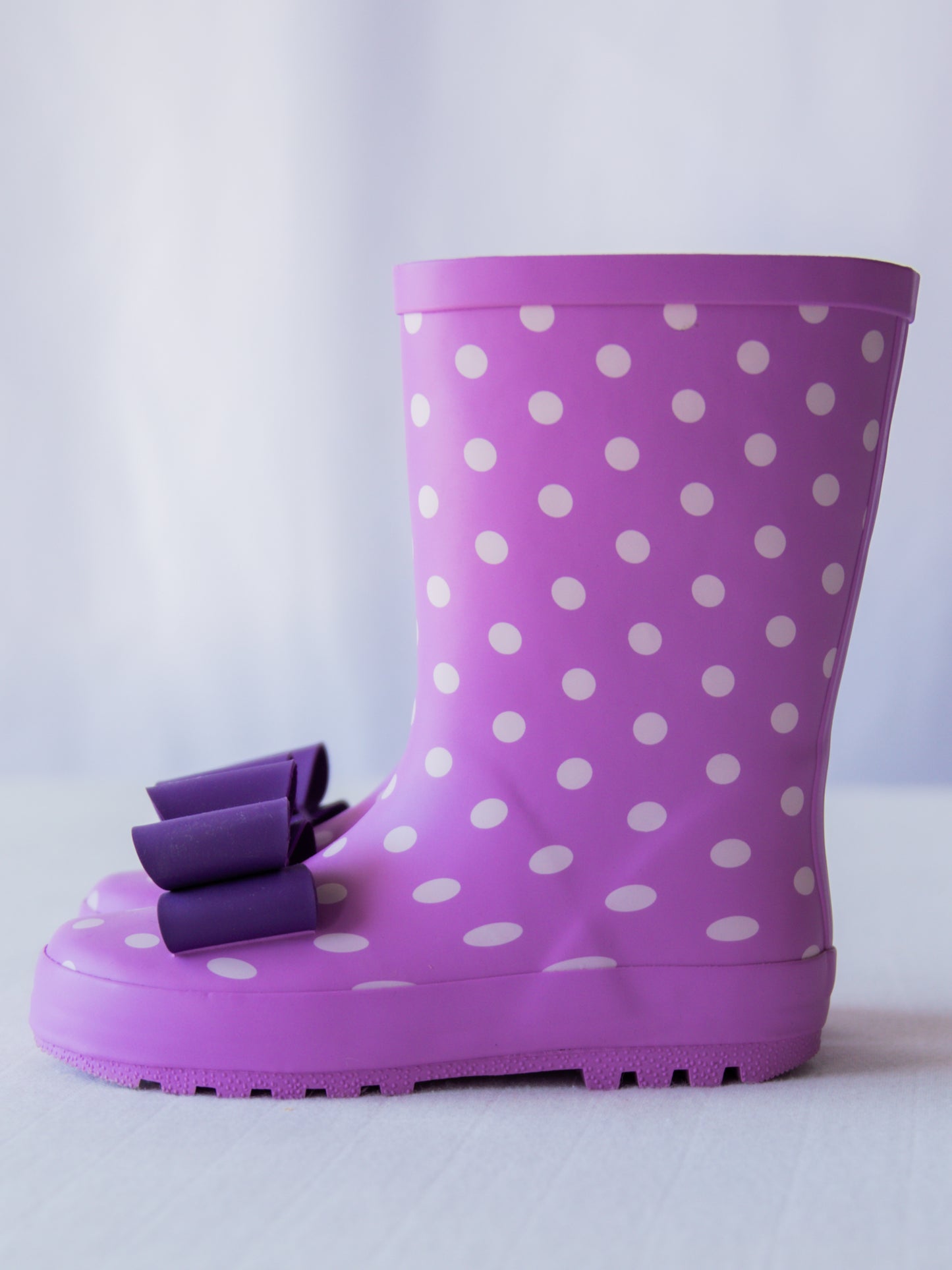 Cheery Rain Boots - Fuchsia Dotty