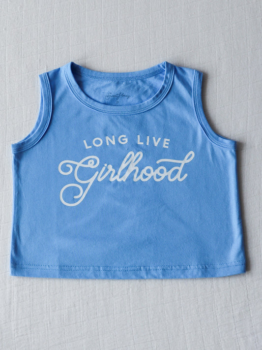 Graphic Tank - Girlhood Light Blue