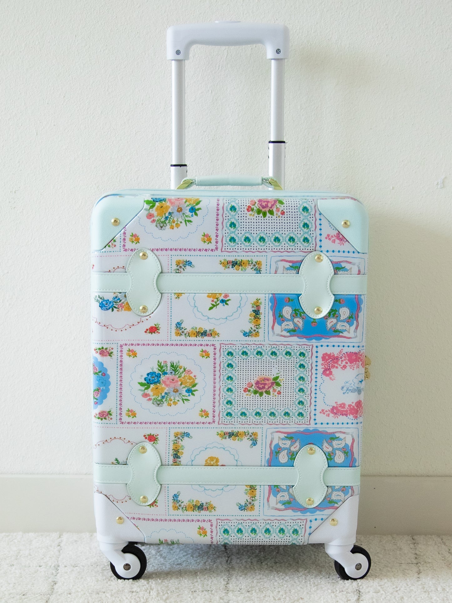 Lennon Traveling Luggage - Spring Patchwork