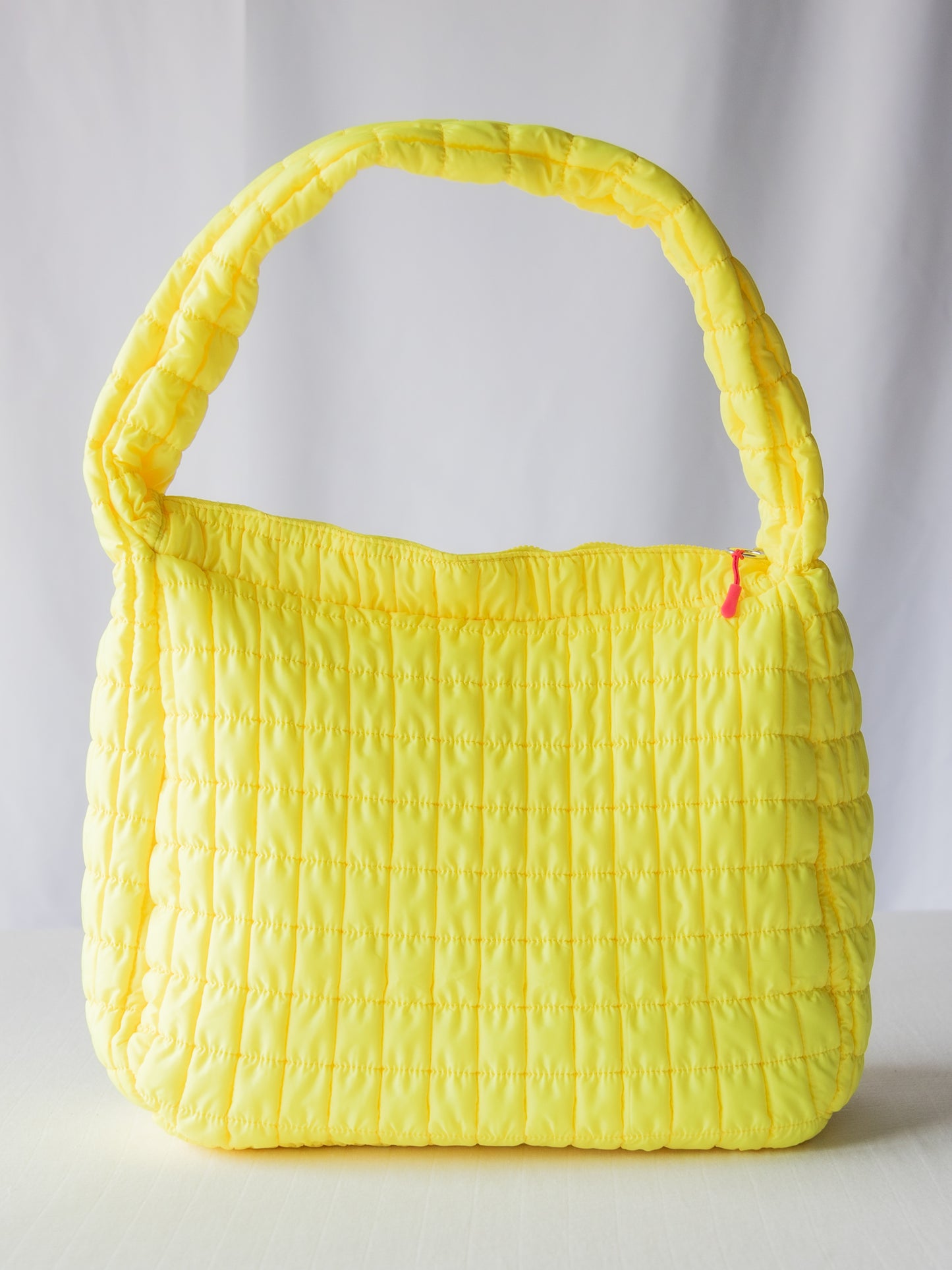 Puffer Tote - Canary Yellow