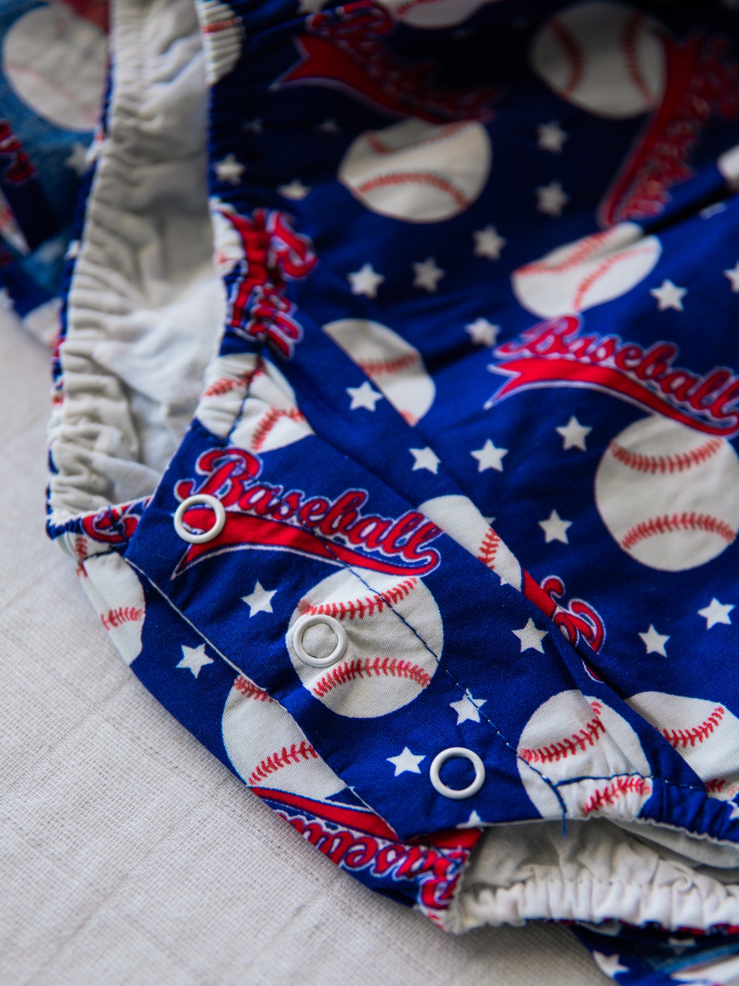 Audrey Smocked Dress - Baseball