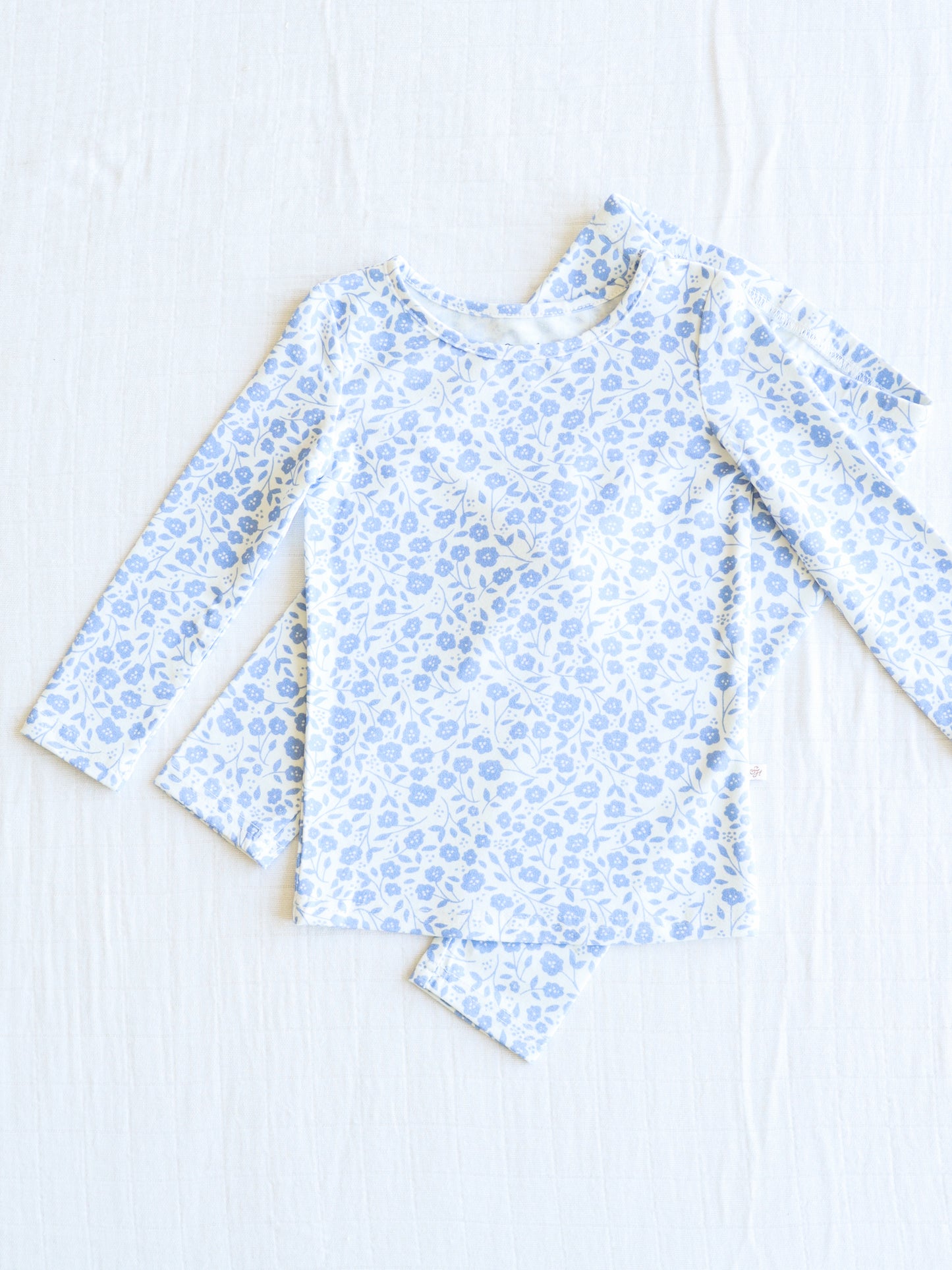 Cloud Fitted Pajamas - Lovely Petals