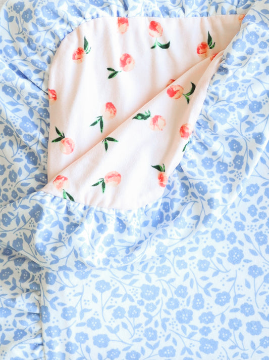 Dreamer Ruffled Blanket - Lovely Petals