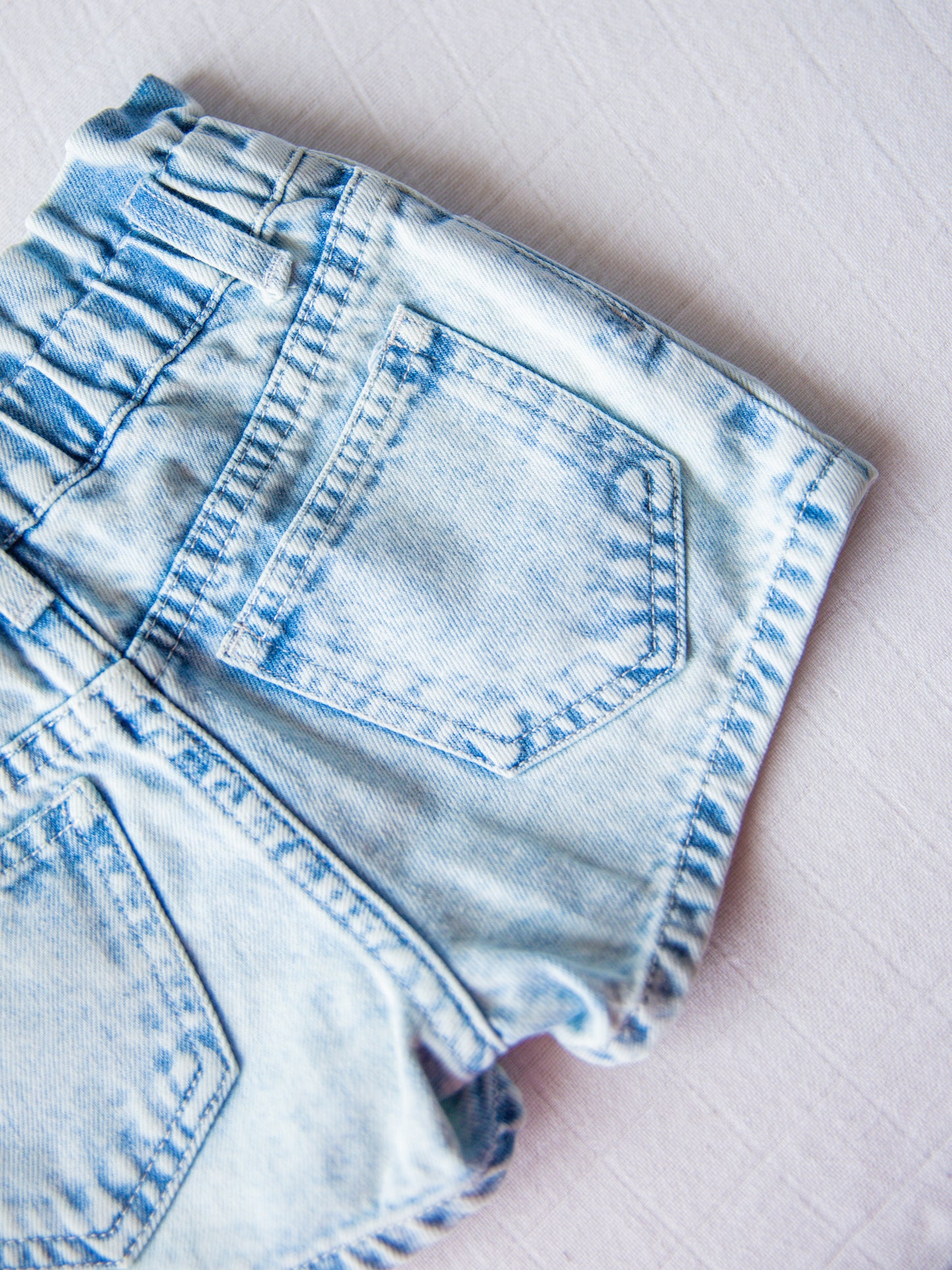 Denim Shorts - Light Wash