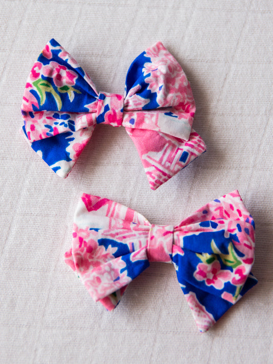 Bow Set Duo - Floral Paradise