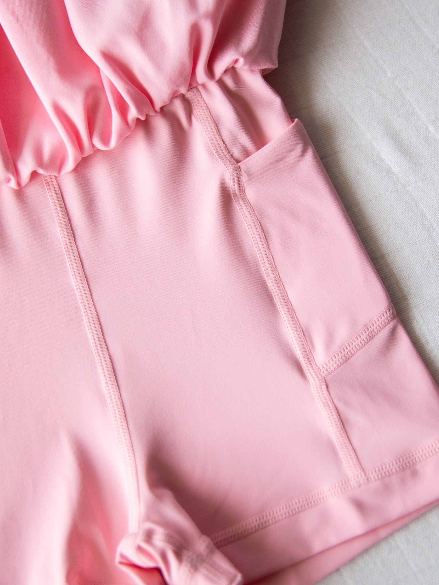 Layered Tennis Skort - Peony Pink