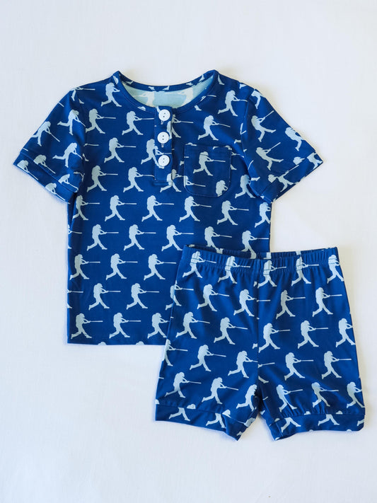 Cloud Short Set Pajamas - Swing Batter