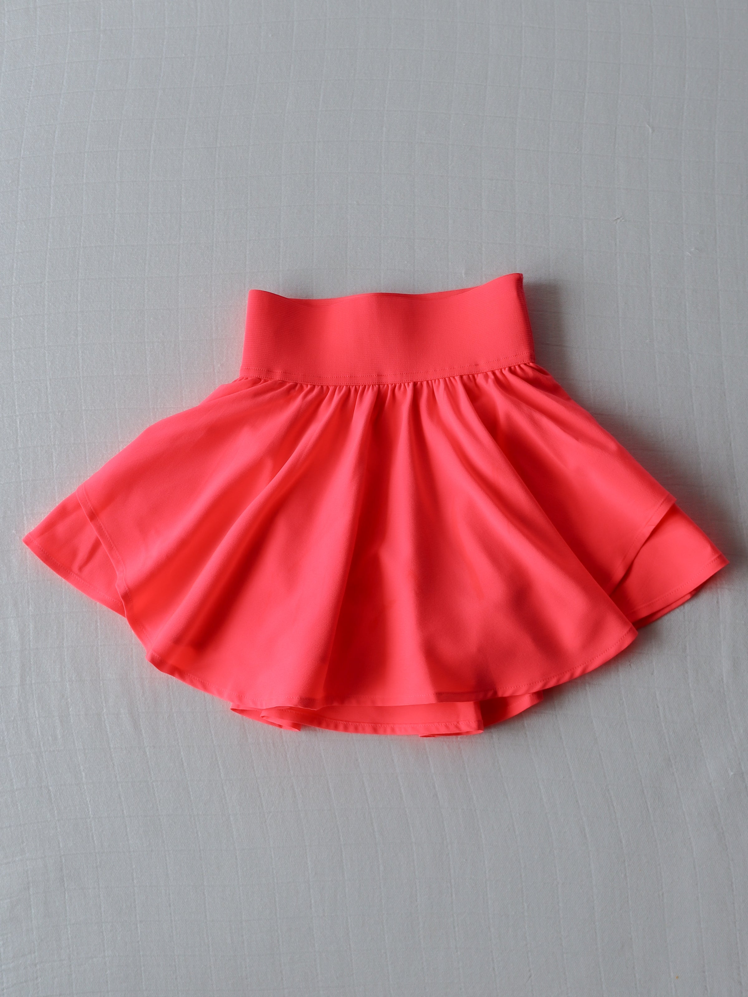 Layered Tennis Skort - Neon Pink - SweetHoney Clothing