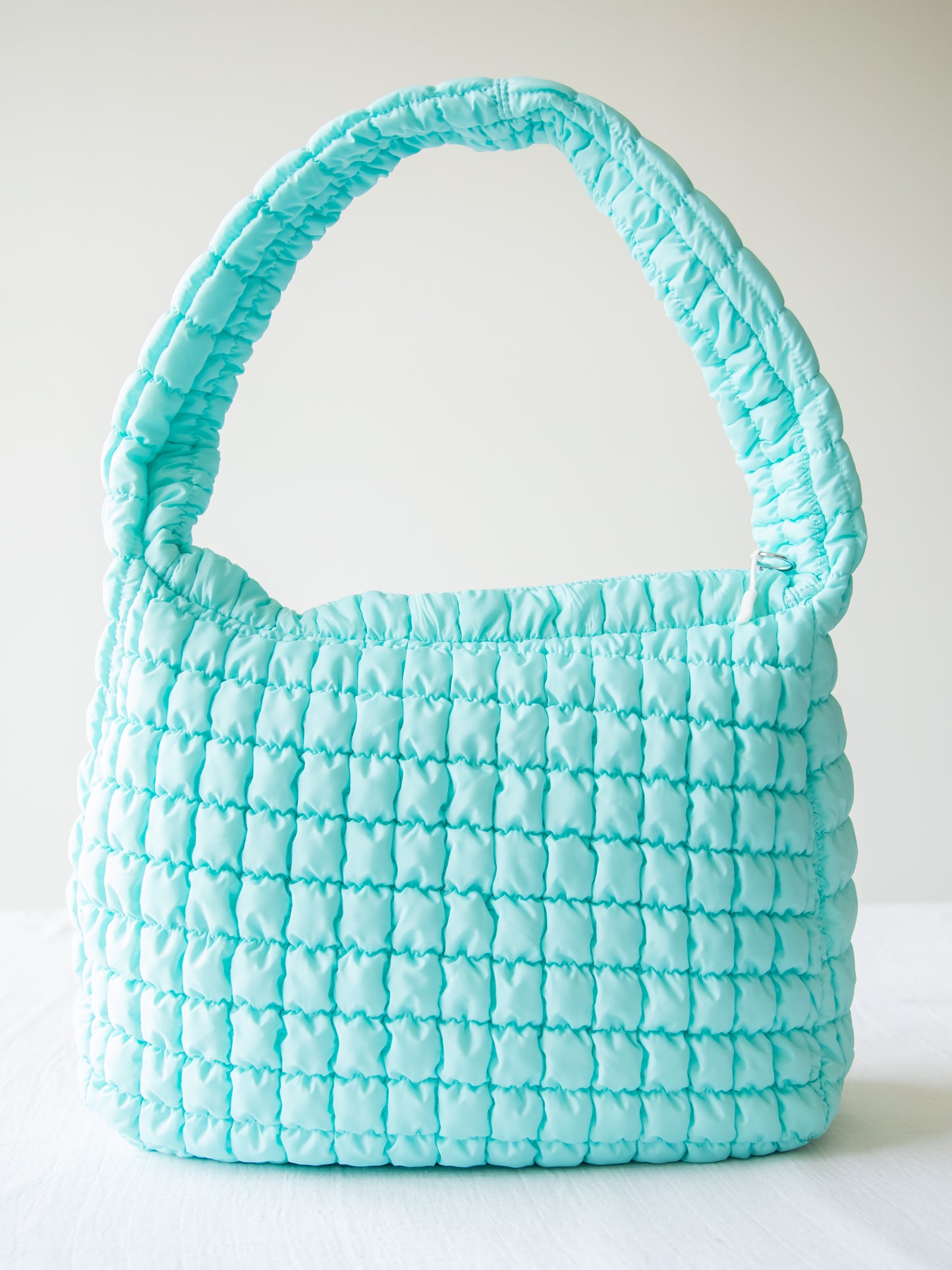 Puffer Tote - Shimmering Sea