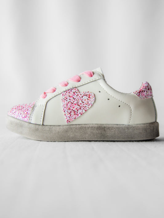 SweetHoney Sneakers - Pink Heart