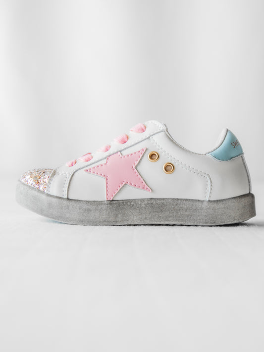 SweetHoney Sneakers - Sparkle Toe