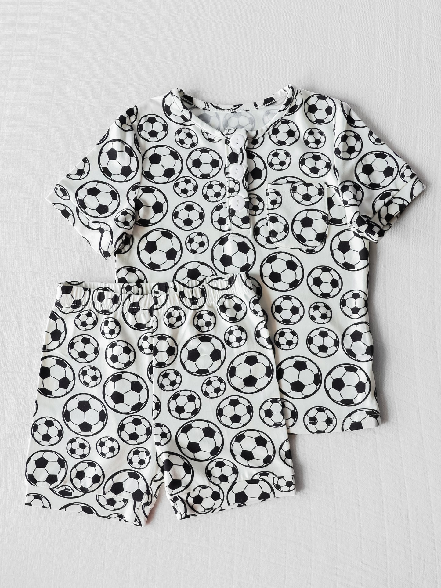 Cloud Short Set Pajamas - Goal!