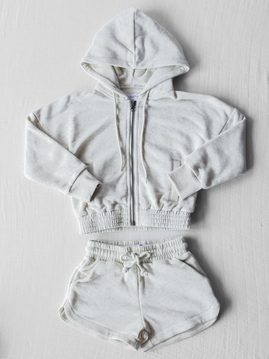 2 Piece Hooded Active Set - Going Gray