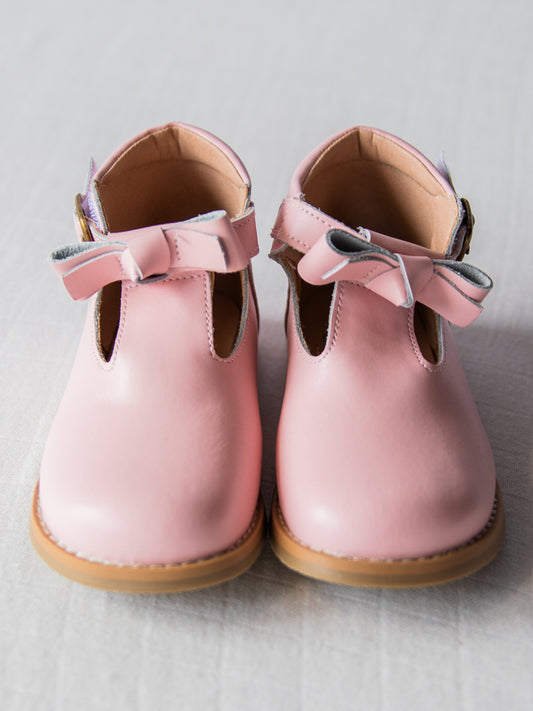 Buckle Strap Ankle Boot - Pink