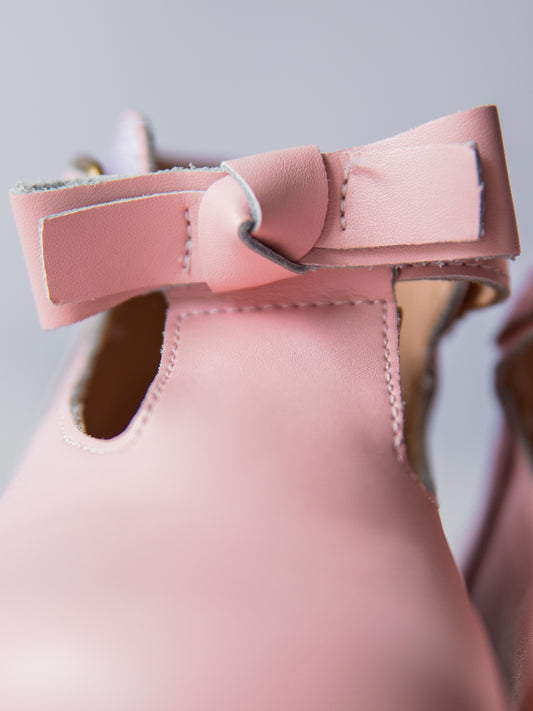 Buckle Strap Ankle Boot - Pink