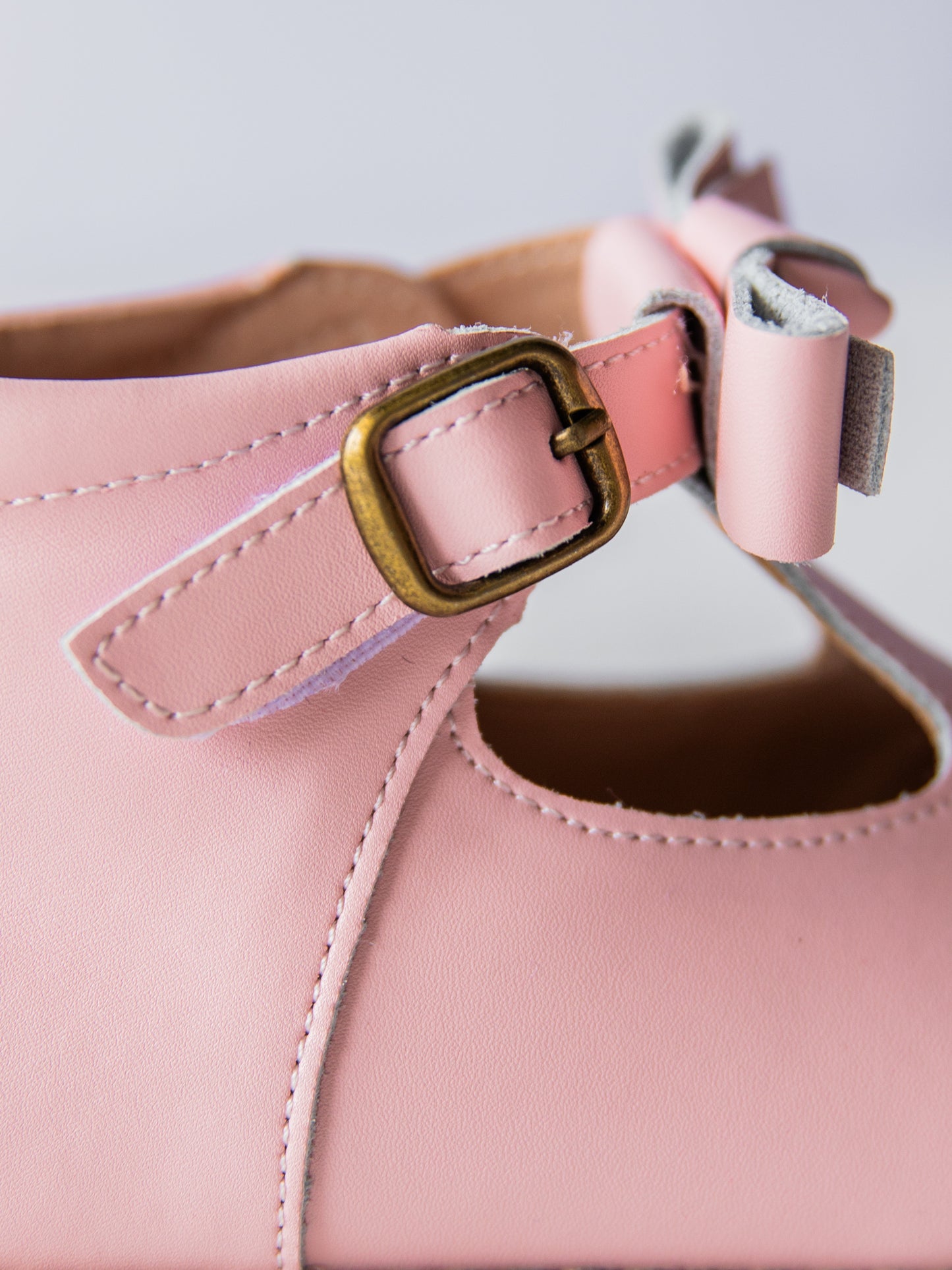 Buckle Strap Ankle Boot - Pink