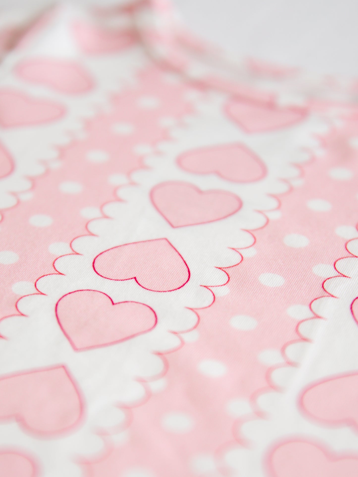 Cloud Fitted Pajamas - Mirrored Hearts