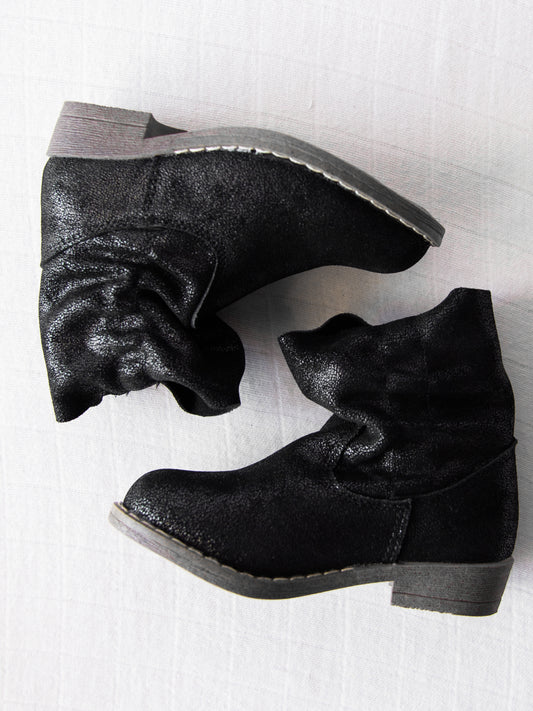 Slouchy Ankle Boot - Midnight Shimmer