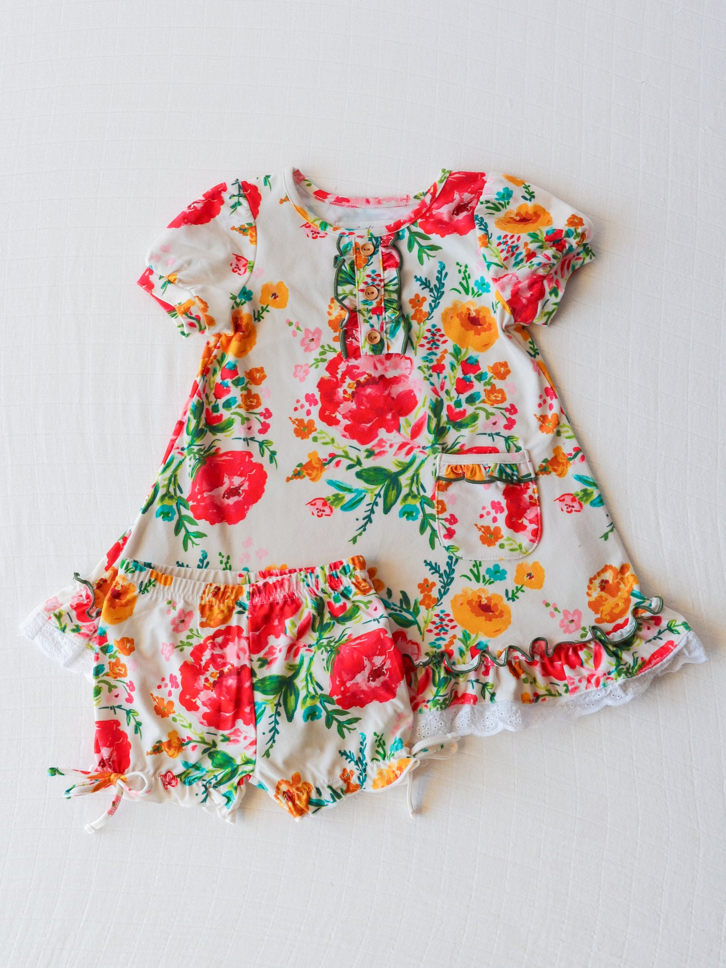 Everyday Play Dress - Bright Zinnias