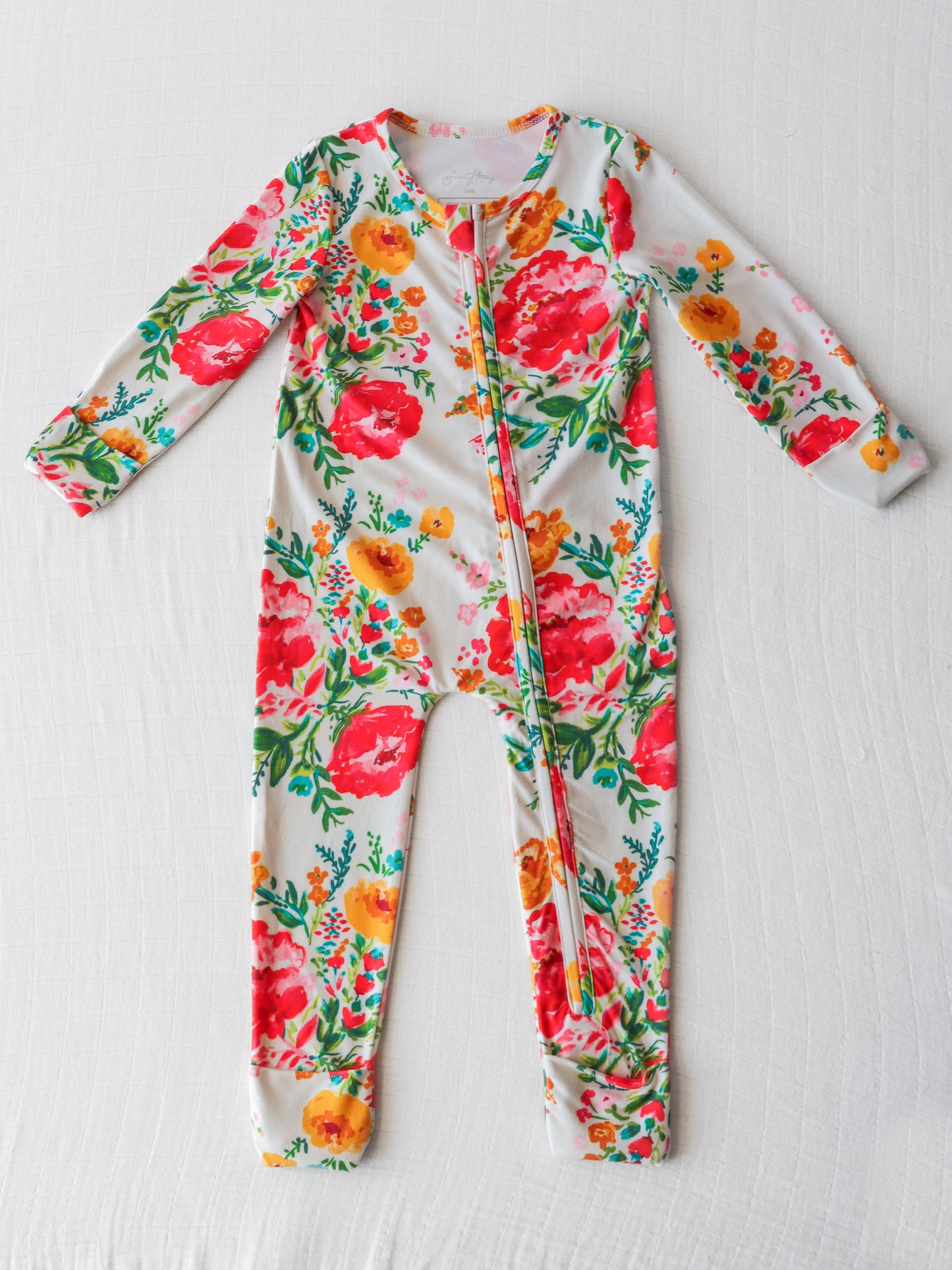 Dreamer Layette - Bright Zinnias