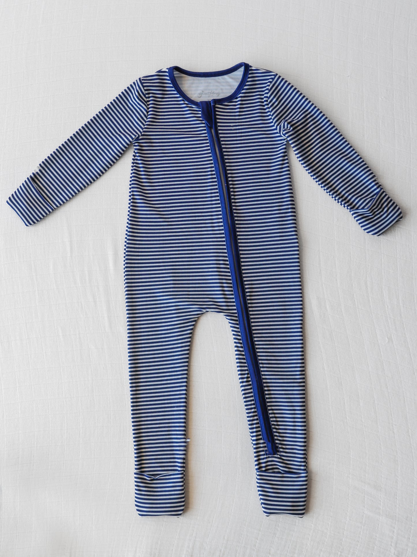 Dreamer Layette - Navy Stripe