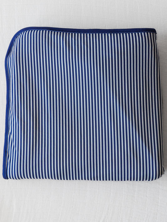 Dreamer Blanket - Navy Stripe