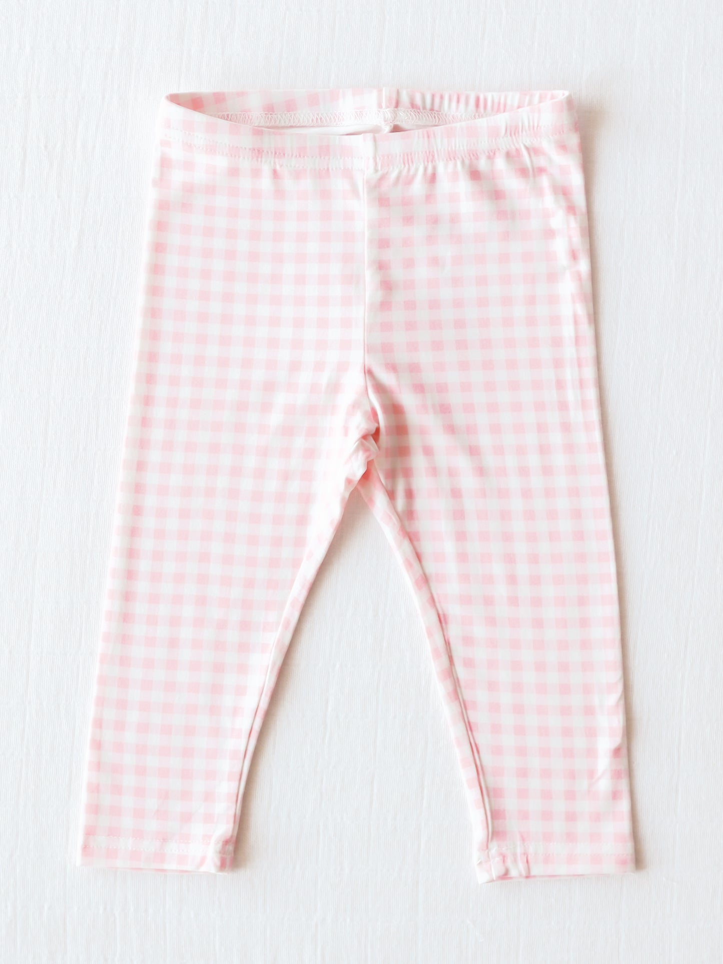 Cloud Fitted Ruffled Pajamas - Flamingo Check