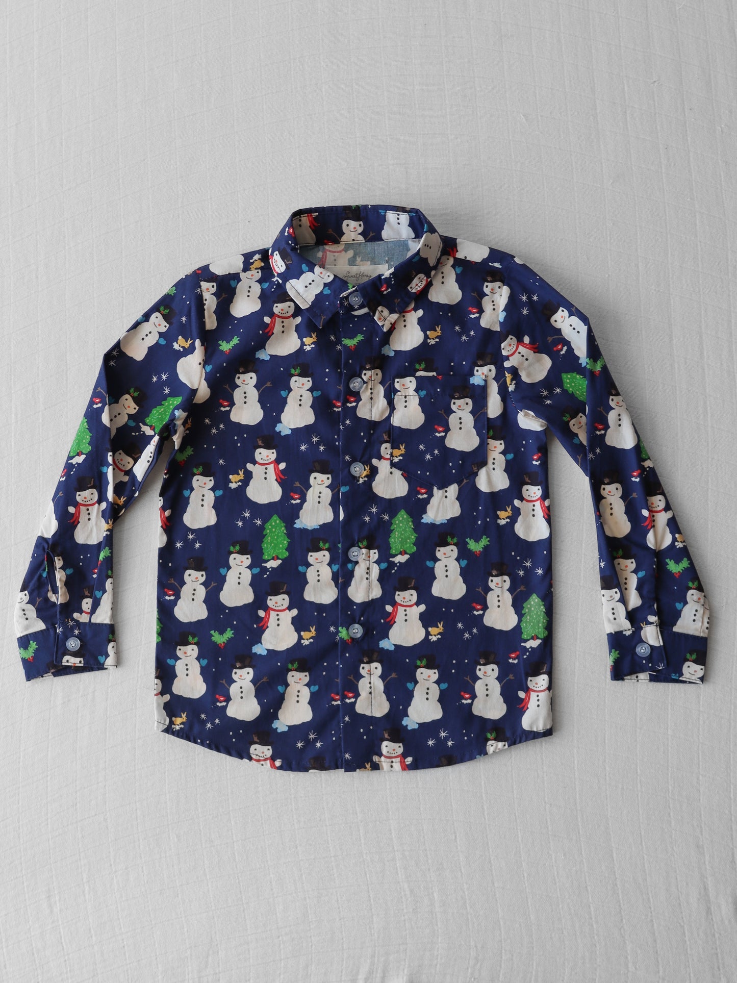 Button Up Shirt - Winter Wonderland