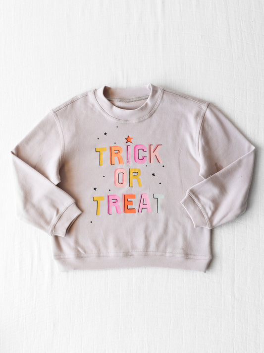 Warm Knit Sweatshirt - Trick or Treat