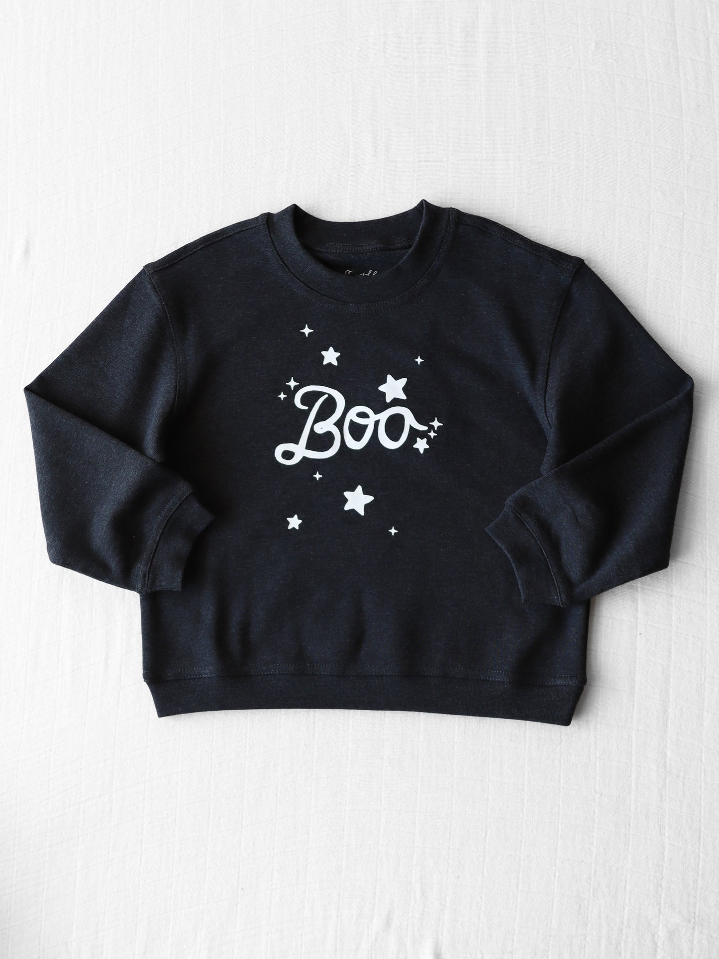 Warm Knit Sweatshirt - Spooky Night Sky