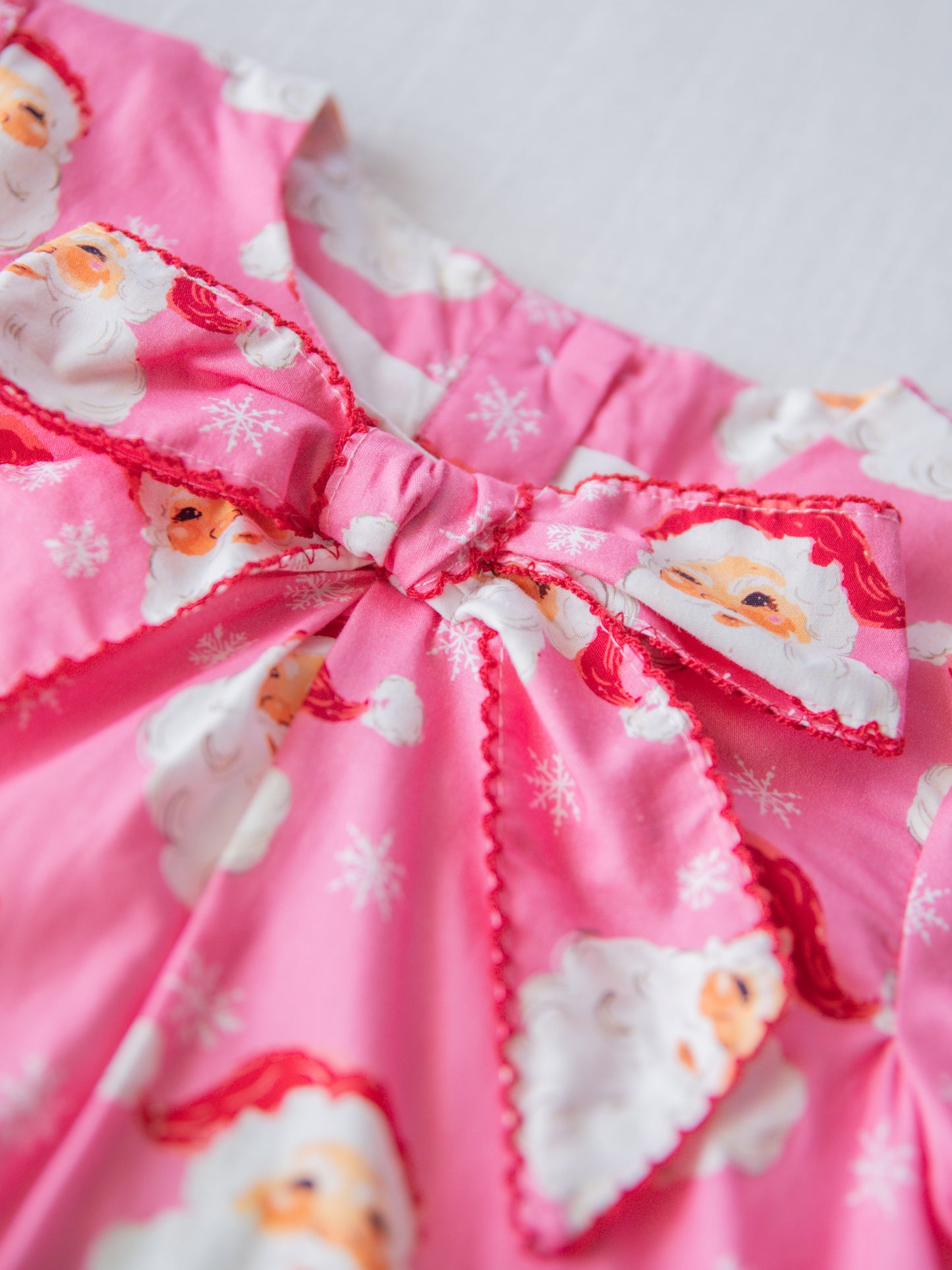 Priscilla Dress - Jolly St Nick in Pink