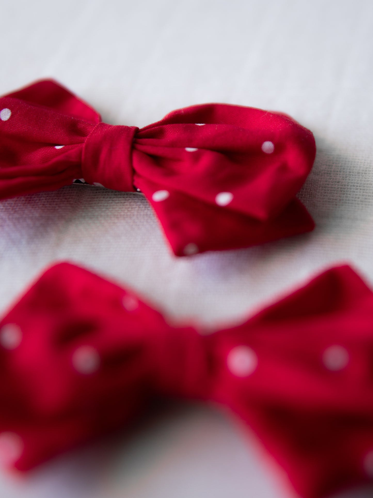 Bow Set Duo - Red Dotty