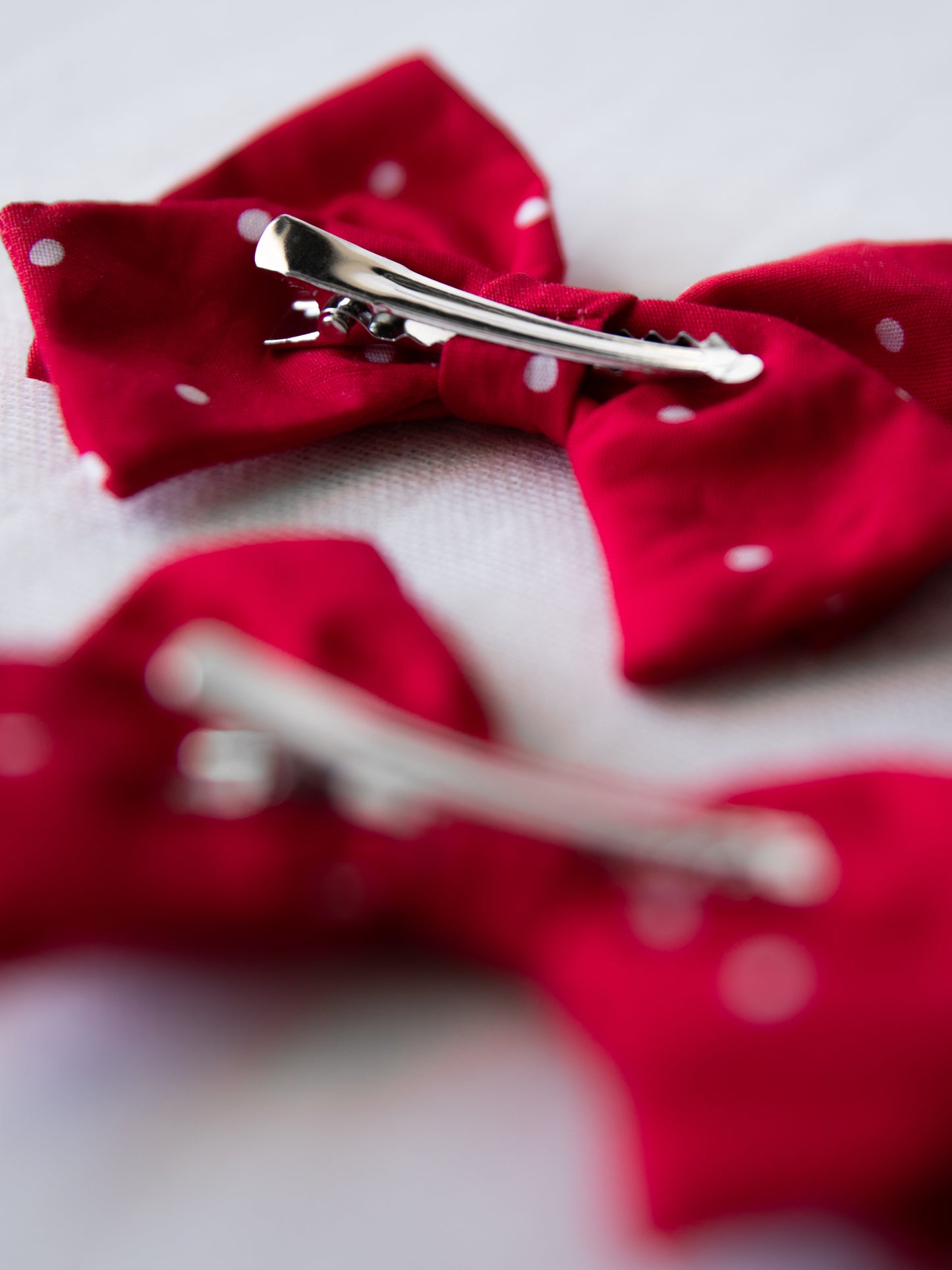 Bow Set Duo - Red Dotty