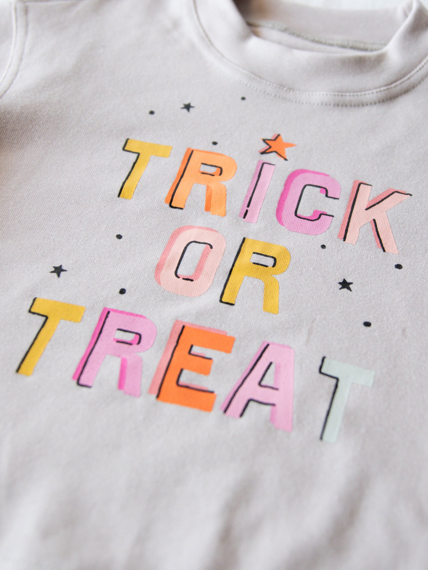 Warm Knit Sweatshirt - Trick or Treat