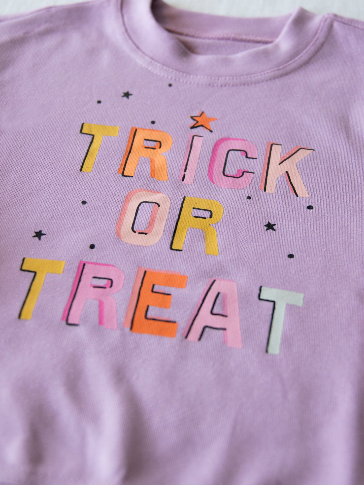 Warm Knit Sweatshirt - Trick or Treat Plum