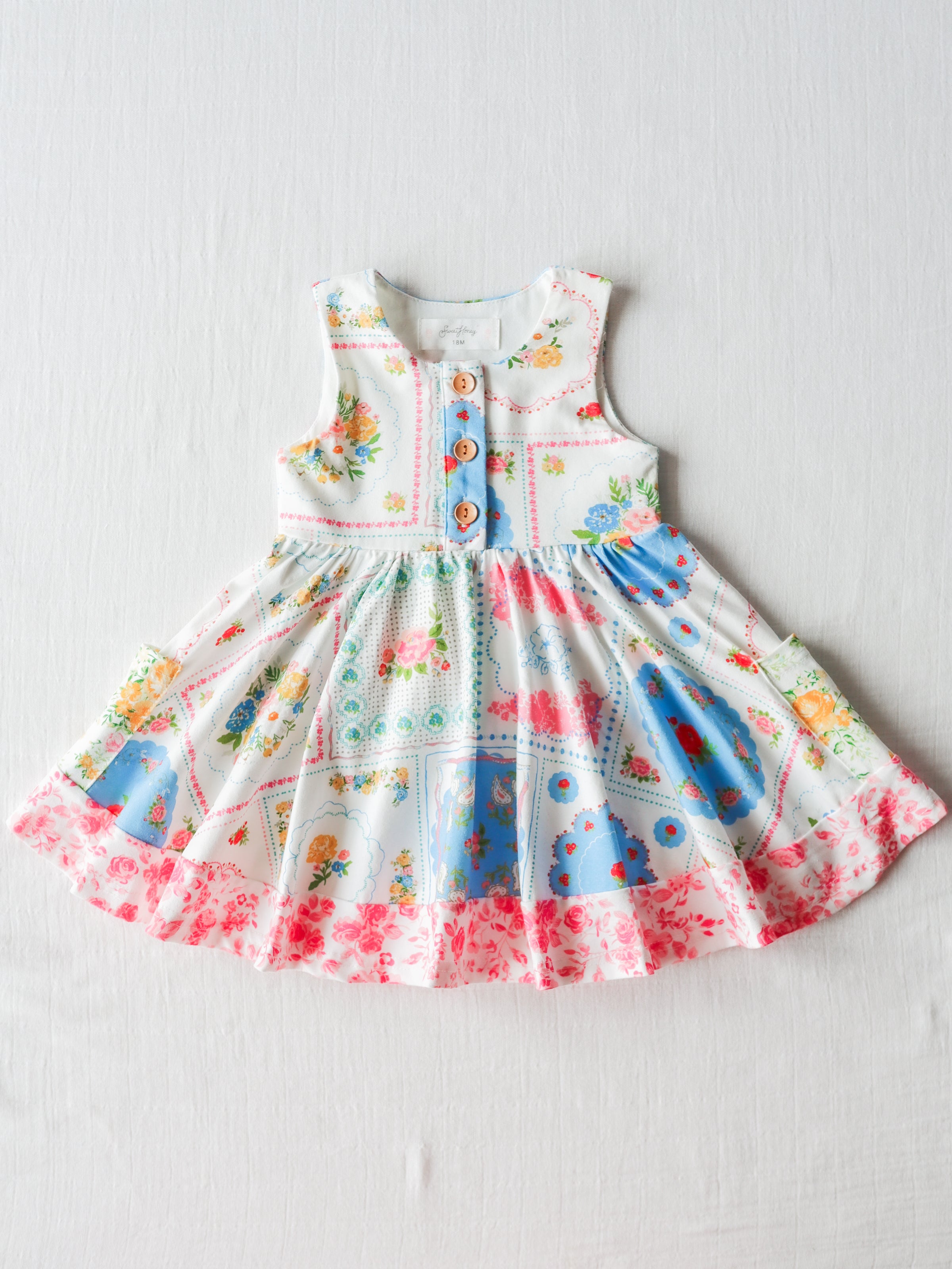 Kate Playdate - Spring Patchwork - SweetHoney Clothing