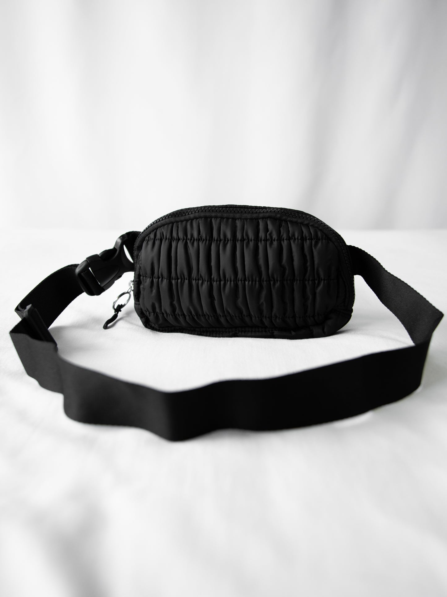 Puffer Belt Bag - Black