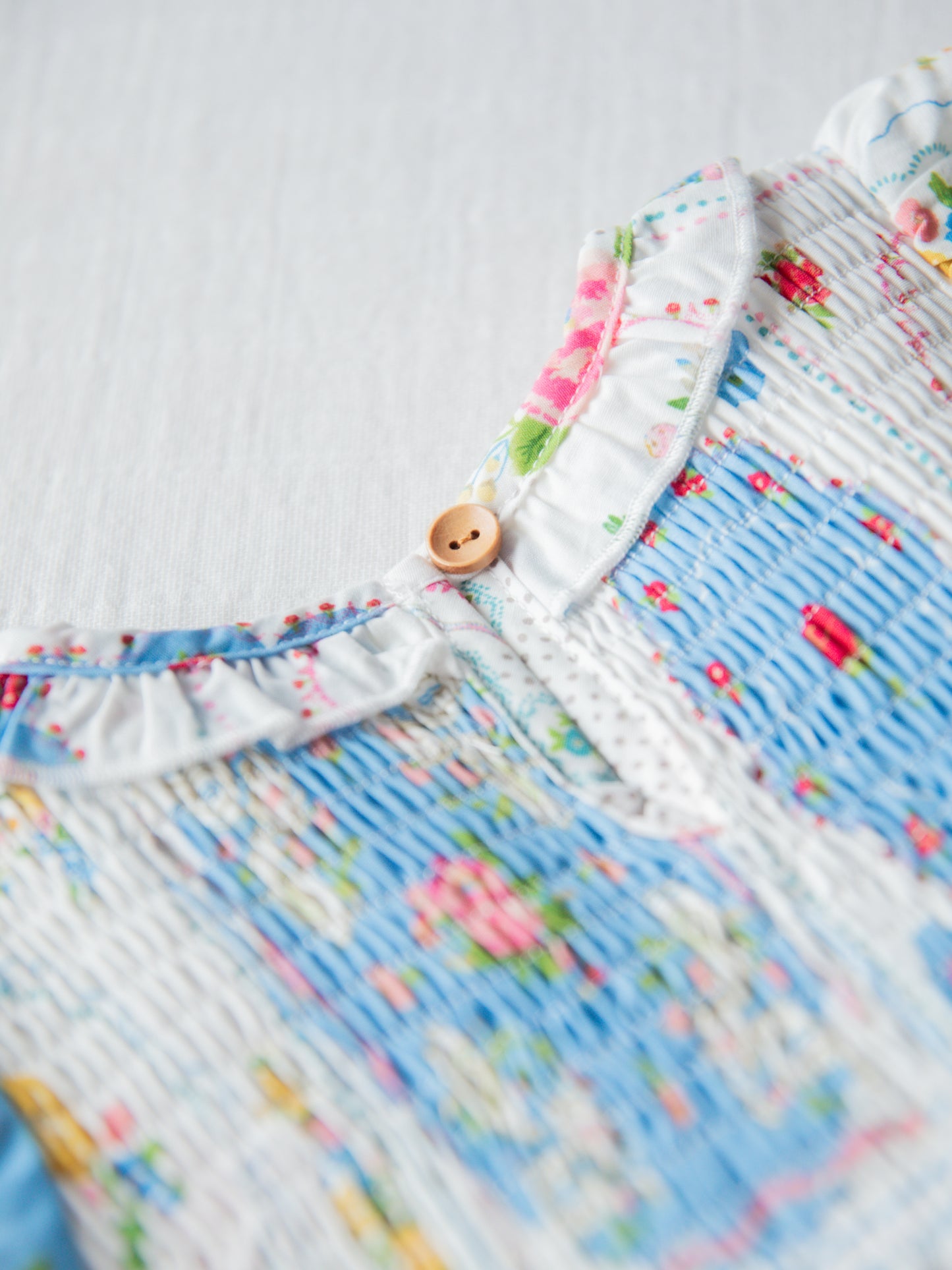 Smocked Bubble - Spring Patchwork