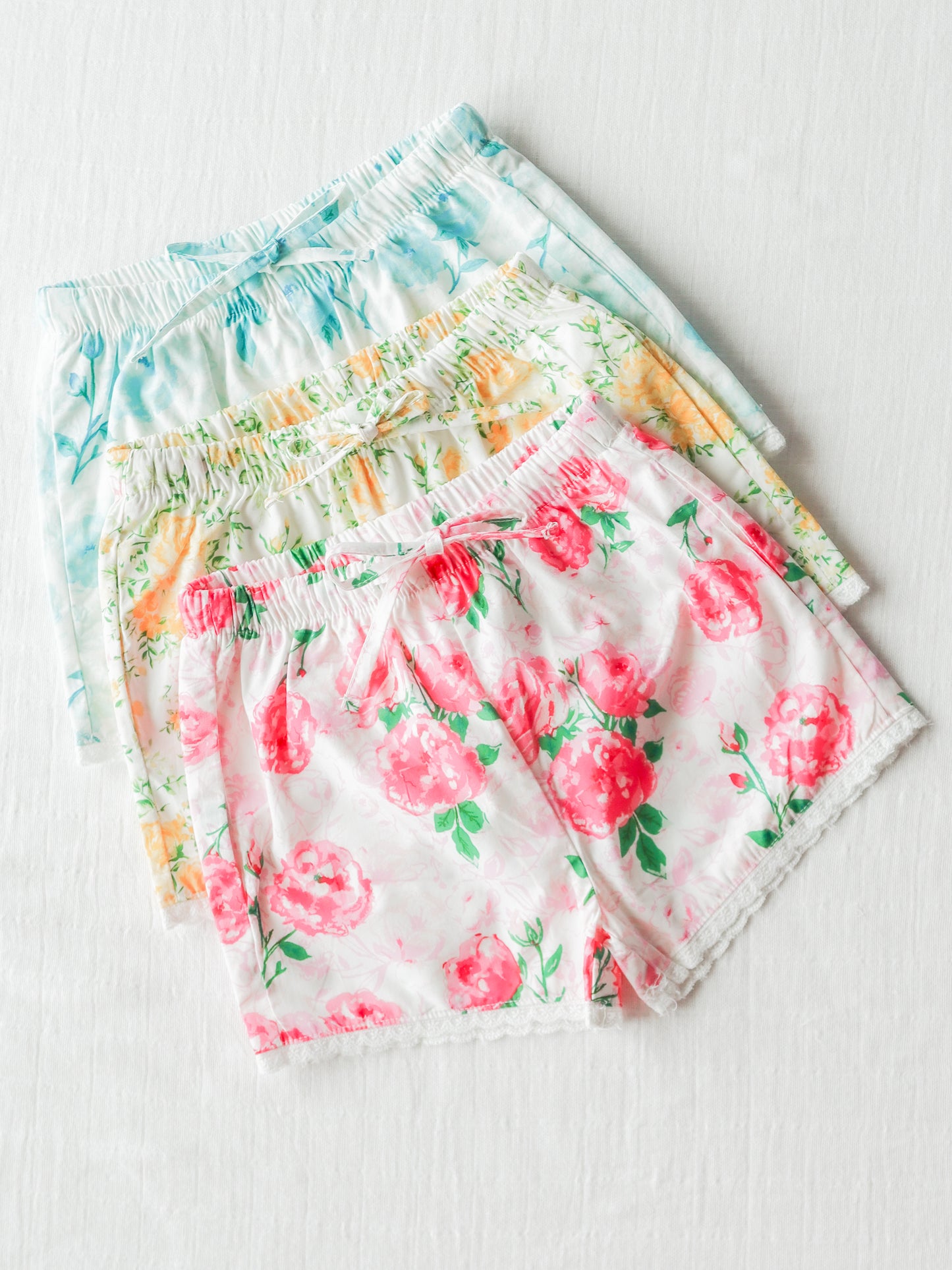3 Pack Shorts - Sunny Blooms