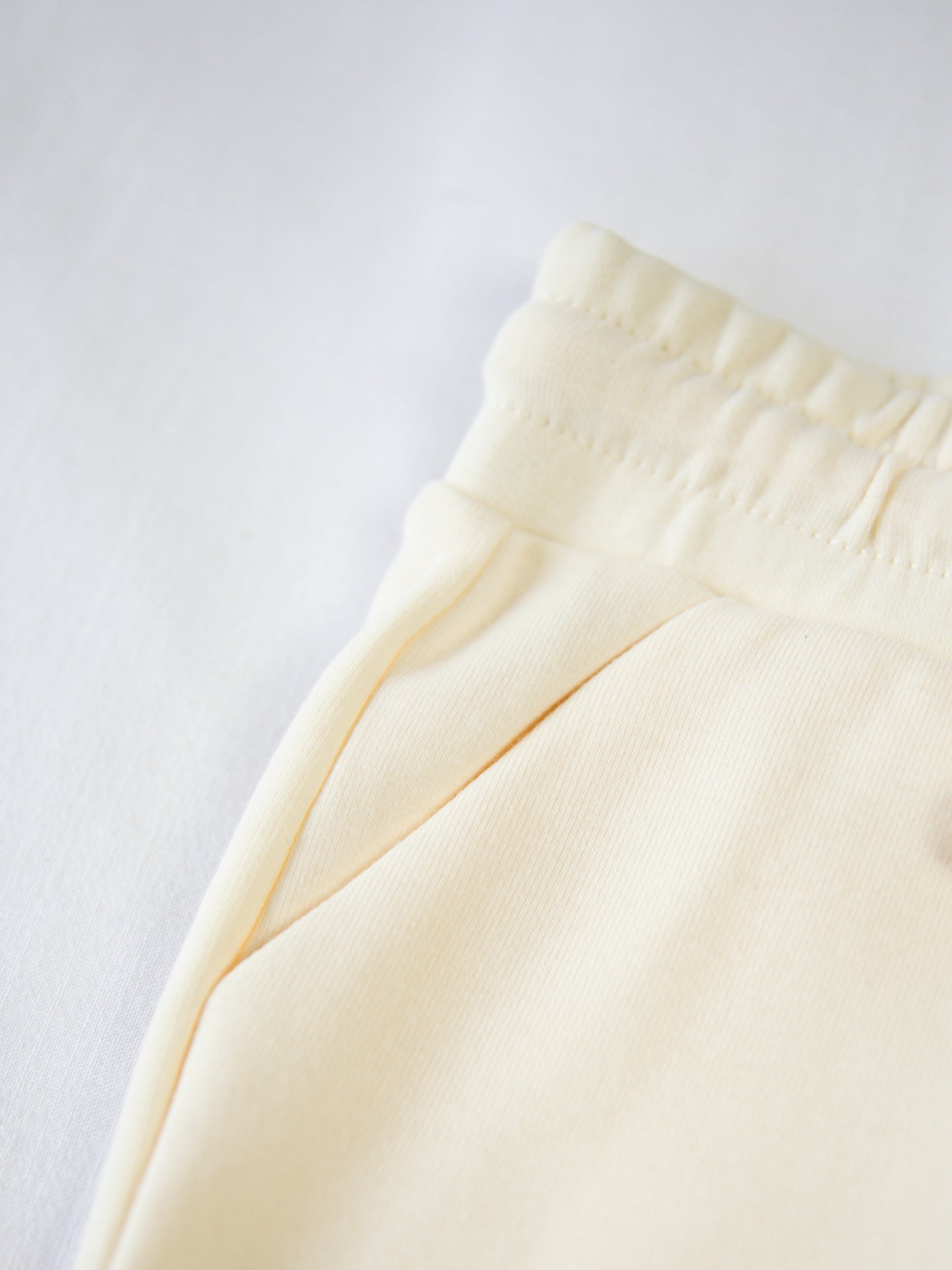 Warm Knit Joggers - Ivory