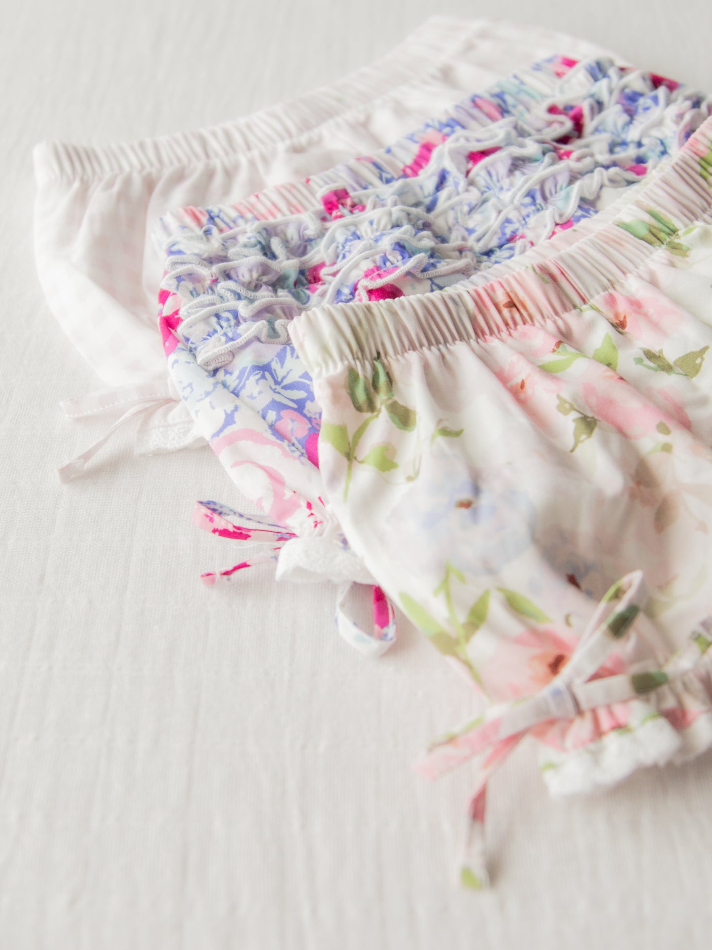 3 Pack Bloomers - Pastel Blooms