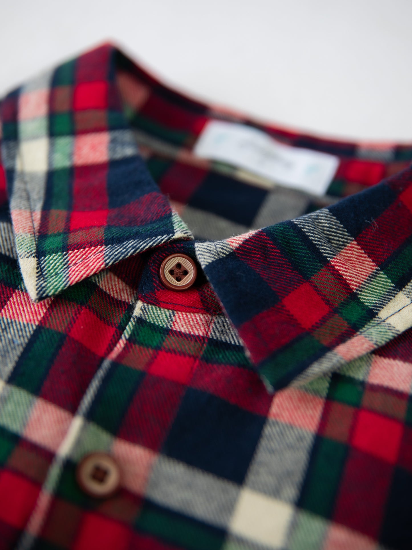 Men's Button Up Shirt - Holiday Cheer Plaid