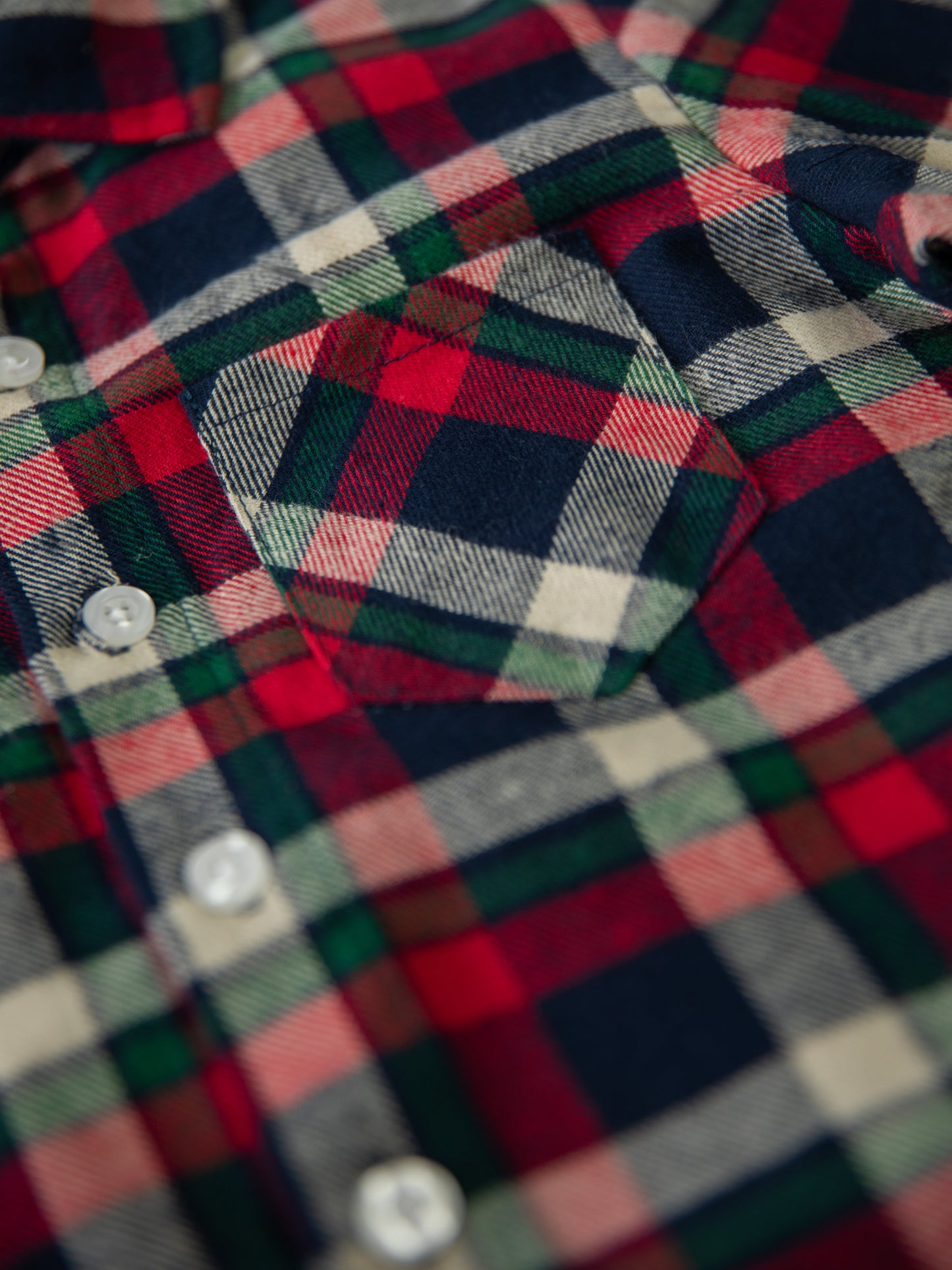 Button Up Shirt - Holiday Cheer Plaid